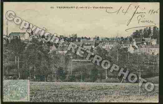 Ville de TREMBLAY Carte postale ancienne