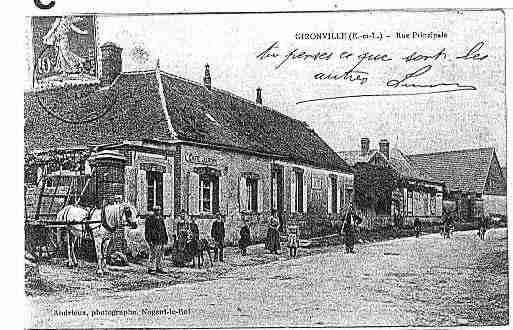 Ville de TREMBLAYLESVILLAGES Carte postale ancienne