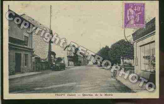 Ville de TREPT Carte postale ancienne