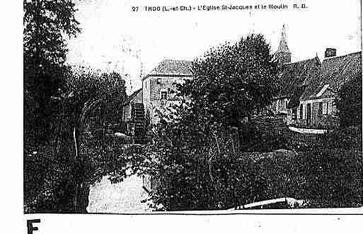 Ville de TROO Carte postale ancienne