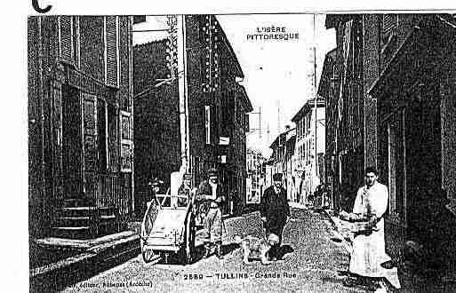 Ville de TULLINS Carte postale ancienne