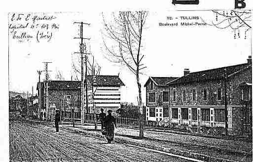 Ville de TULLINS Carte postale ancienne