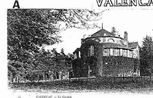 Ville de VALENCAY Carte postale ancienne