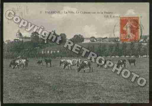 Ville de VALENCAY Carte postale ancienne