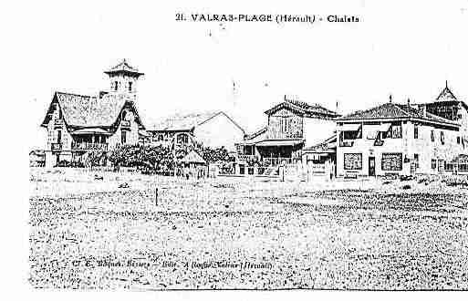 Ville de VALRASPLAGE Carte postale ancienne