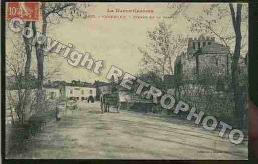 Ville de VENERQUE Carte postale ancienne