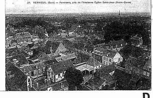 Ville de VERNEUILSURAVRE Carte postale ancienne