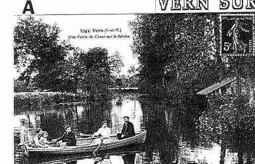 Ville de VERNSURSEICHE Carte postale ancienne