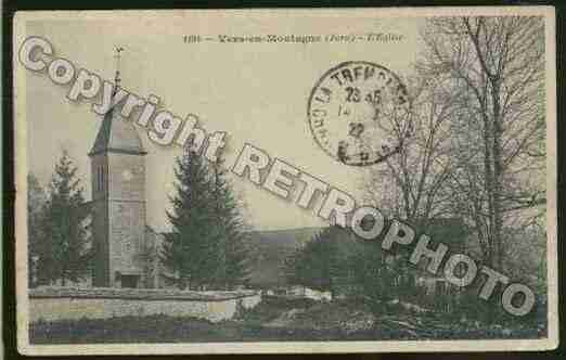Ville de VERSENMONTAGNE Carte postale ancienne Ville de VERSENMONTAGNE Carte postale ancienne