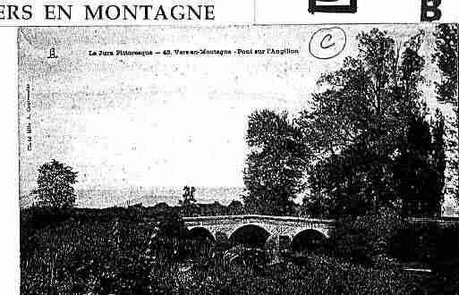 Ville de VERSENMONTAGNE Carte postale ancienne