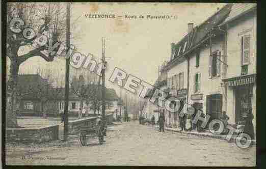 Ville de VEZERONCECURTIN Carte postale ancienne