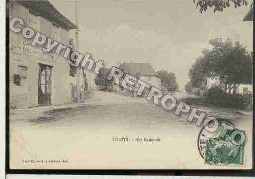 Ville de VEZERONCECURTIN Carte postale ancienne