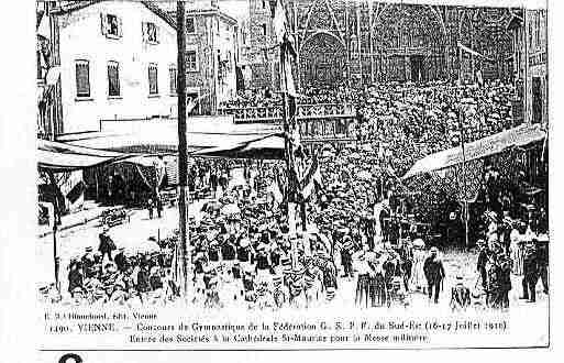 Ville de VIENNE Carte postale ancienne