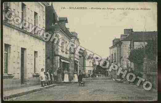 Ville de VILLAINESLESROCHERS Carte postale ancienne