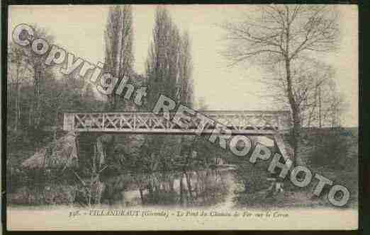 Ville de VILLANDRAUT Carte postale ancienne