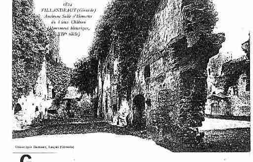 Ville de VILLANDRAUT Carte postale ancienne