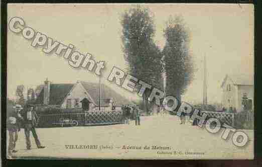 Ville de VILLEDIEUSURINDRE Carte postale ancienne Ville de VILLEDIEUSURINDRE Carte postale ancienne