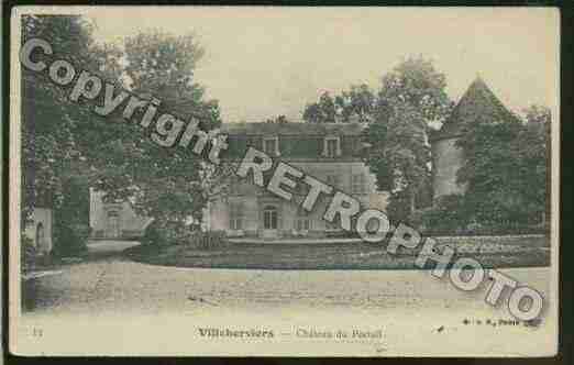 Ville de VILLEHERVIERS Carte postale ancienne