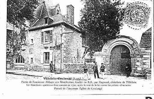 Ville de VILLELOINCOULANGE Carte postale ancienne