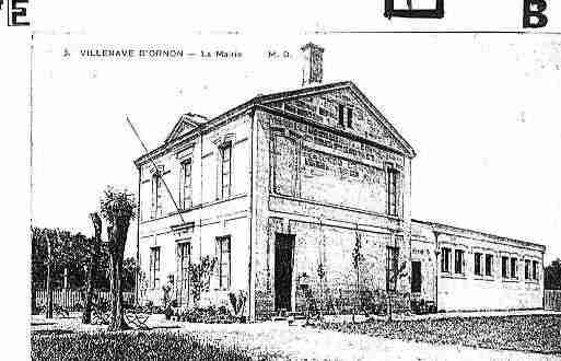 Ville de VILLENAVED\'ORNON Carte postale ancienne