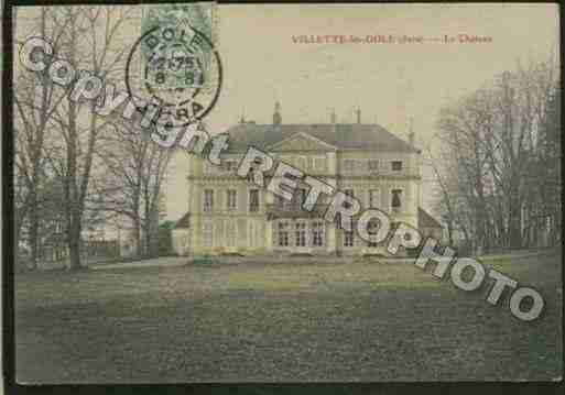 Ville de VILLETTELESDOLE Carte postale ancienne