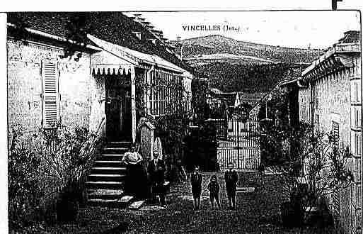 Ville de VINCELLES Carte postale ancienne