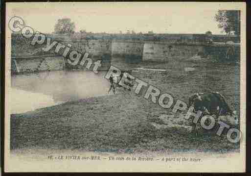 Ville de VIVIERSURMER(LE) Carte postale ancienne