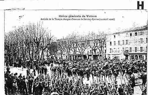Ville de VOIRON Carte postale ancienne