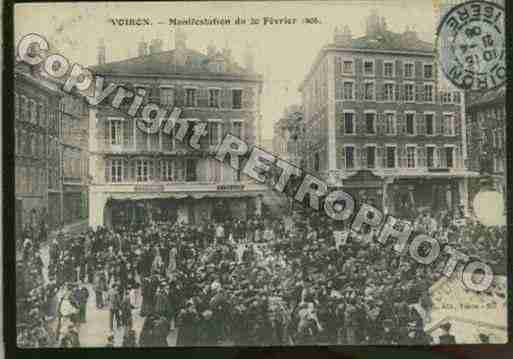 Ville de VOIRON Carte postale ancienne