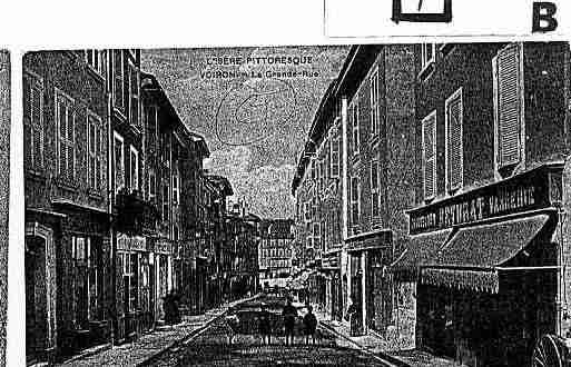 Ville de VOIRON Carte postale ancienne