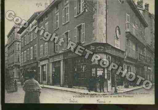 Ville de VOIRON Carte postale ancienne