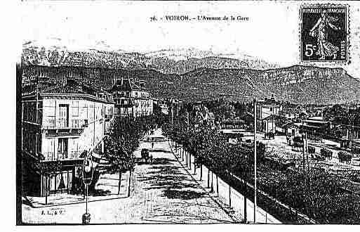 Ville de VOIRON Carte postale ancienne