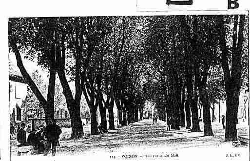 Ville de VOIRON Carte postale ancienne