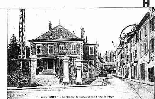 Ville de VOIRON Carte postale ancienne