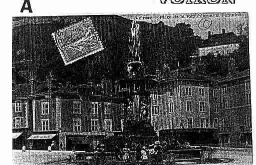 Ville de VOIRON Carte postale ancienne