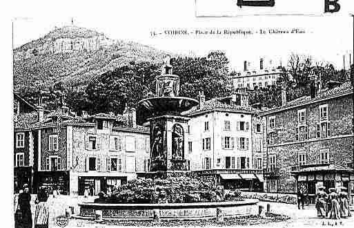 Ville de VOIRON Carte postale ancienne