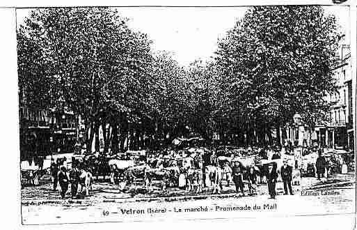 Ville de VOIRON Carte postale ancienne