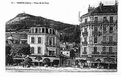 Ville de VOIRON Carte postale ancienne