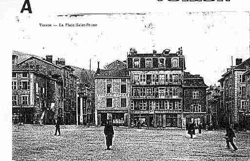Ville de VOIRON Carte postale ancienne