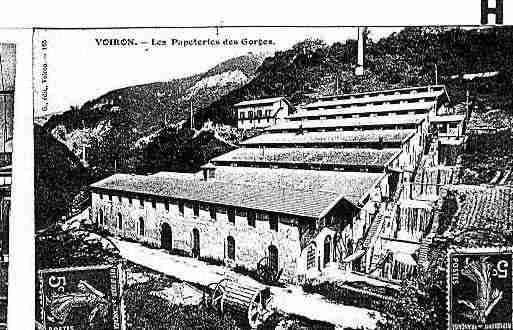 Ville de VOIRON Carte postale ancienne