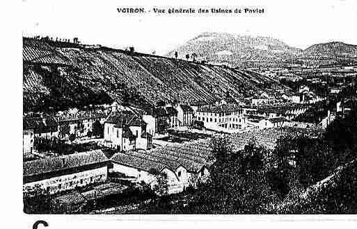 Ville de VOIRON Carte postale ancienne