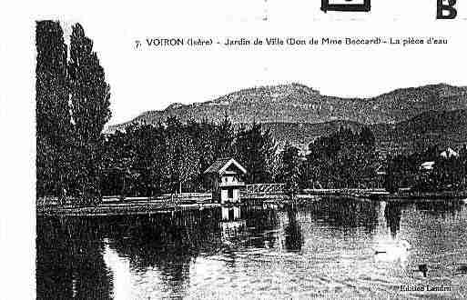 Ville de VOIRON Carte postale ancienne