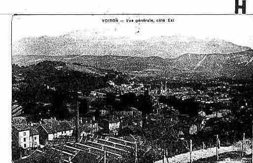 Ville de VOIRON Carte postale ancienne