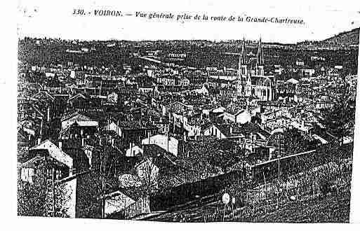 Ville de VOIRON Carte postale ancienne