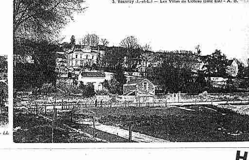 Ville de VOUVRAY Carte postale ancienne