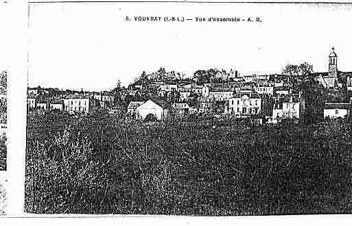 Ville de VOUVRAY Carte postale ancienne