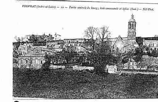 Ville de VOUVRAY Carte postale ancienne