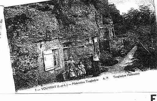 Ville de VOUVRAY Carte postale ancienne