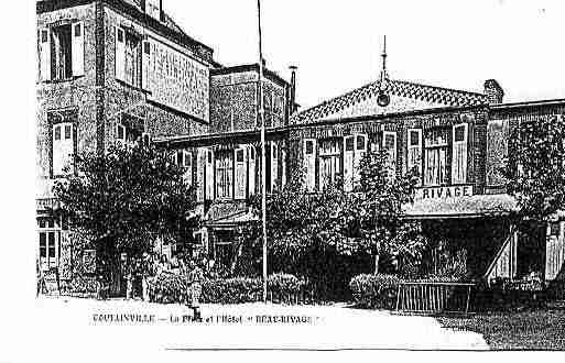 Ville de AGONCOUTAINVILLE Carte postale ancienne