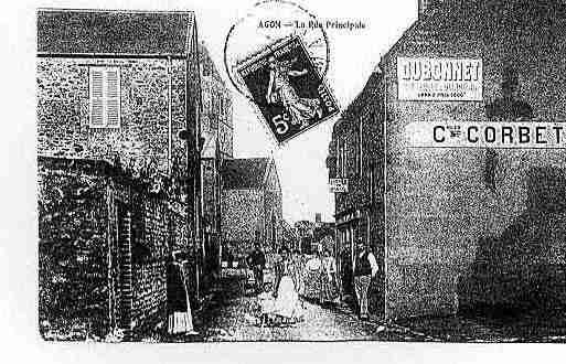 Ville de AGONCOUTAINVILLE Carte postale ancienne